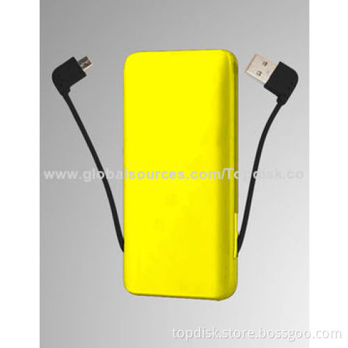 Power Bank Case for iPhone 5/ 5s and ipad, with an Integration of Battery and Cables
